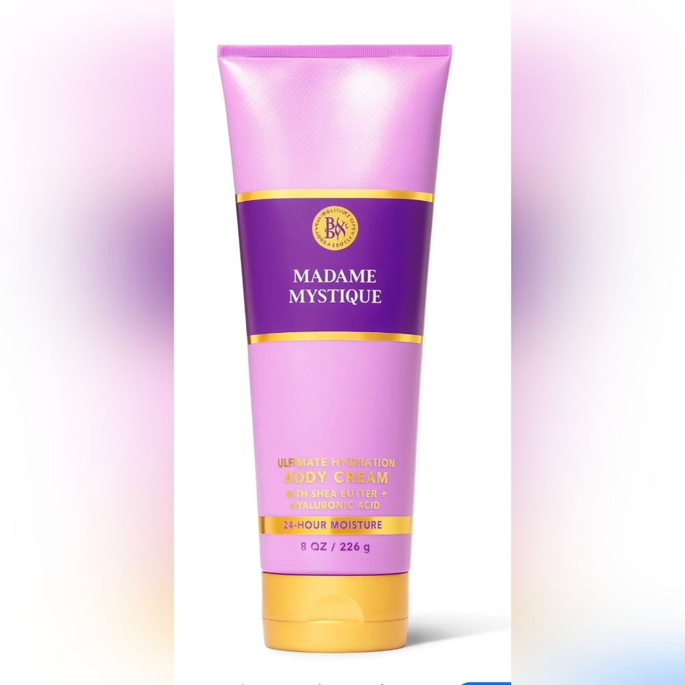 Bath & Body Works Madame Mystique Body Cream - Purple and Gold